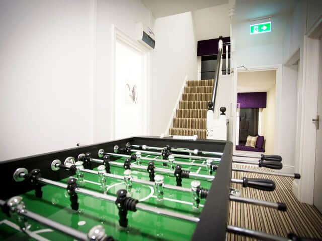 Table Football on first floor