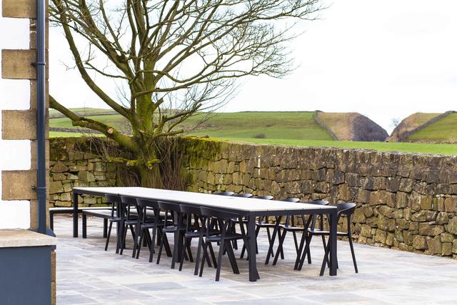 Outside Dining with Seating for Up to 24 - Mixture of Chairs & Benches