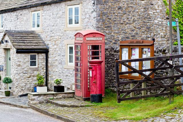 Telephone Box in the village