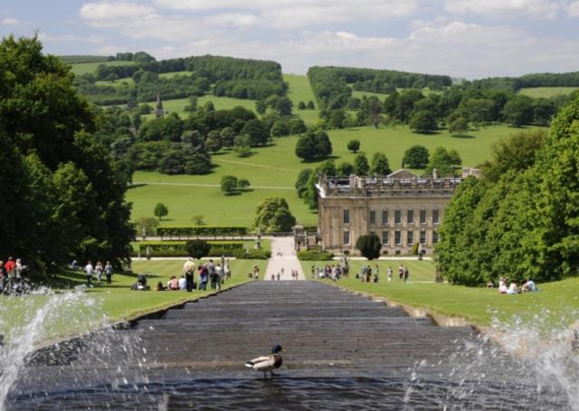 UK Derbyshire family holiday water feature activity