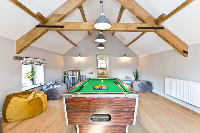 Games Room (has been altered since the photo was taken) with table tennis table & pool table