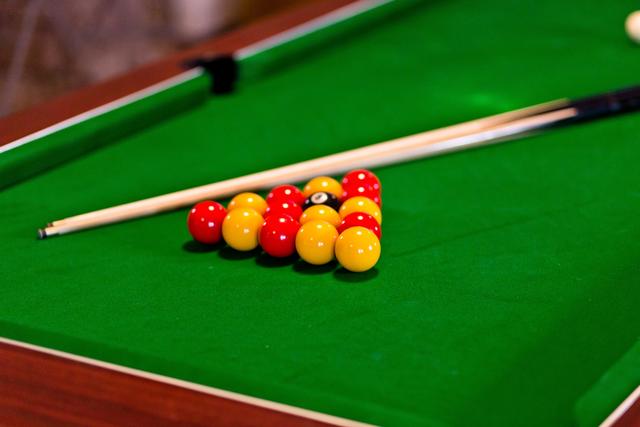 Manifold Barns Pool Table in Games Room