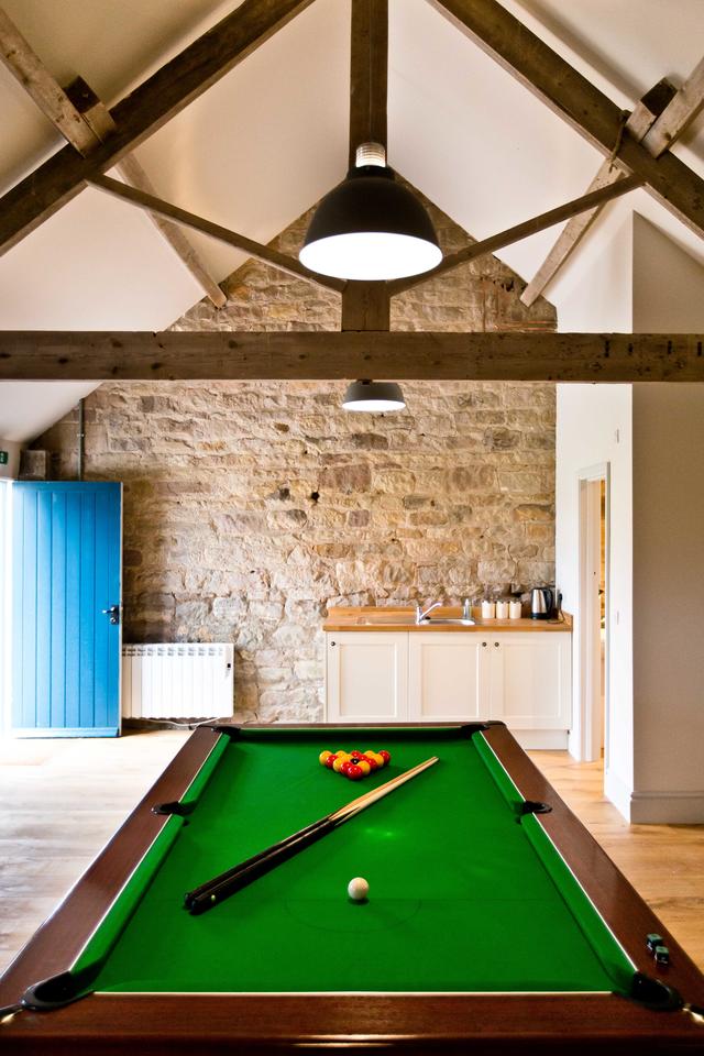 Pool Table and Kitchenette in Games Room