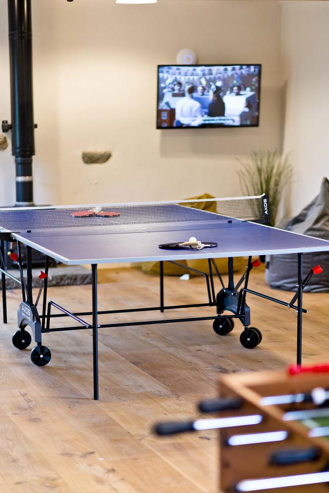 Table Tennis in Games Room