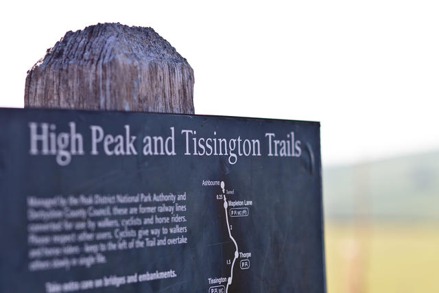 High Peak and Tissington Trail Signage