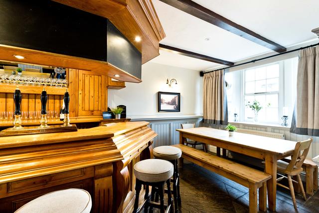 Original Bar Area with social dining space