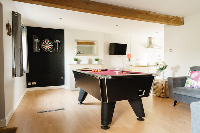 The Games Room in Cliff Cottage