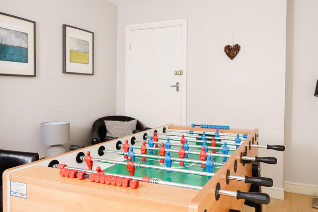 Table Football in the cottage