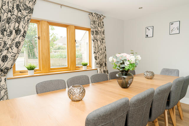 Dining Room with large table