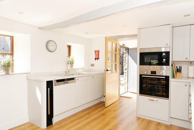 Well equipped and spacious kitchen