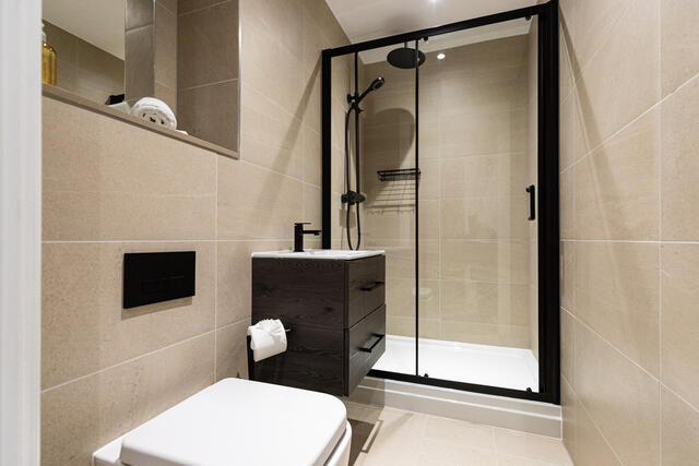 Shower Room with underfloor heating