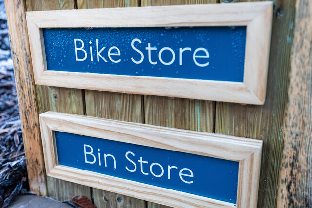 Secure bike store