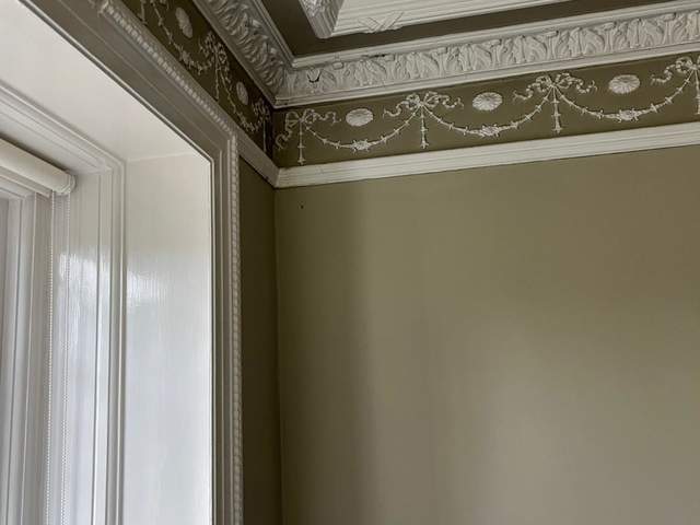 Intricate designed coving