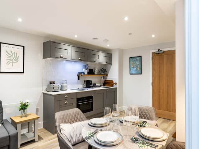 Kitchen and dining area