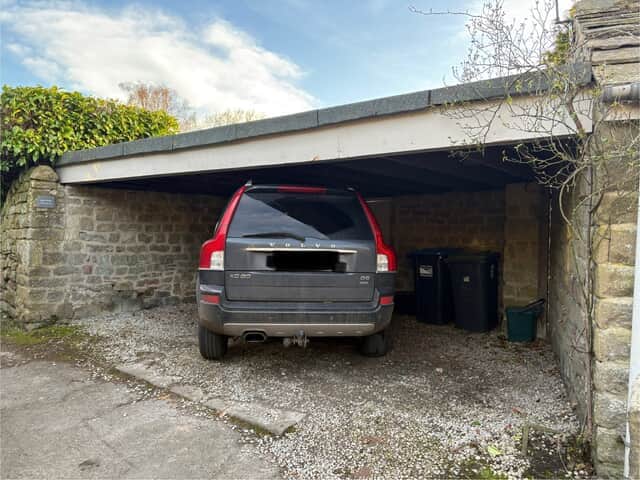 Carport 1.86m high x 4.5mtr deep x 6.3mtr wide