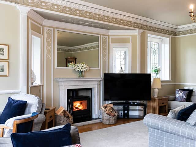 Drawing Room log burner