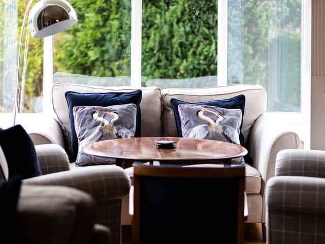 Soft lighting and comfy seating