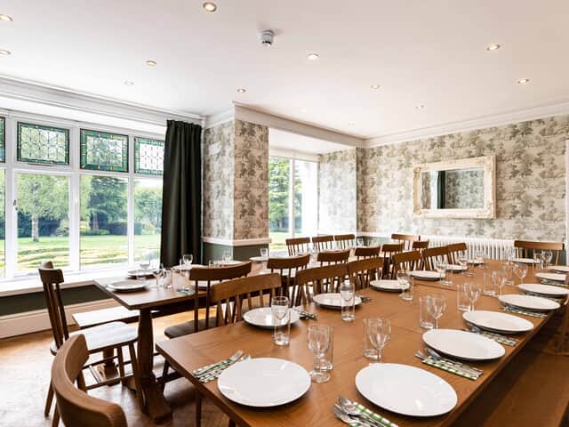 Seating for 30 in the formal dining room