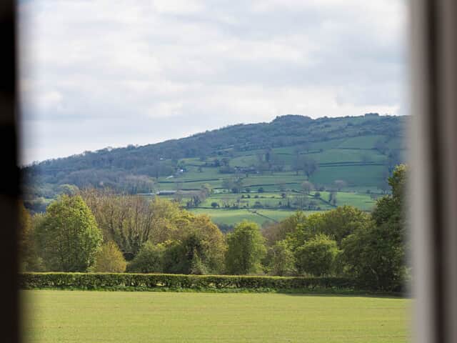 Stunning bedroom views to the open countryside