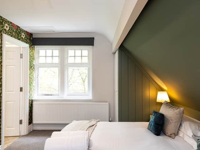 Bedroom 11 with sloping ceiling