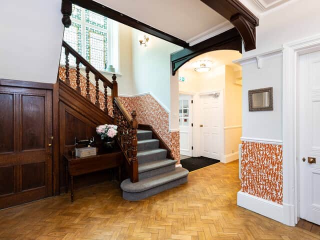 Original wooden staircase