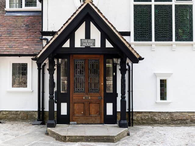 The main property entrance