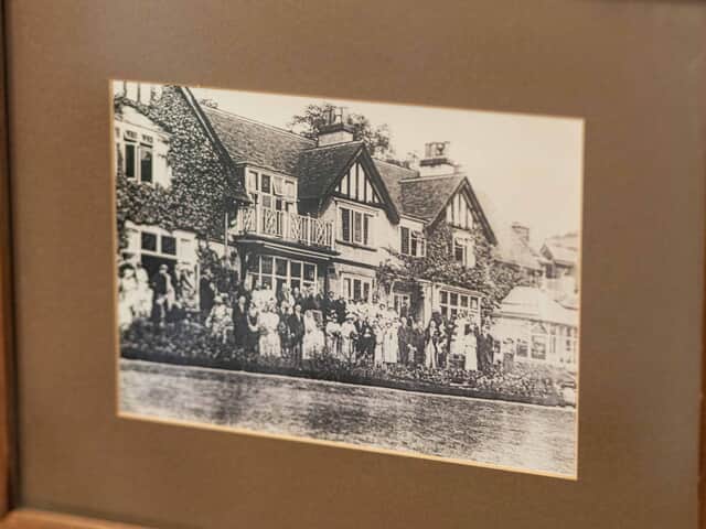 Photo of a family wedding in years gone by
