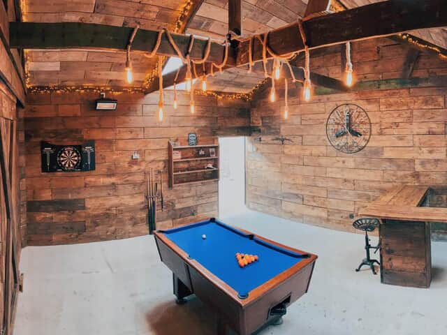 The Farmhouse games room