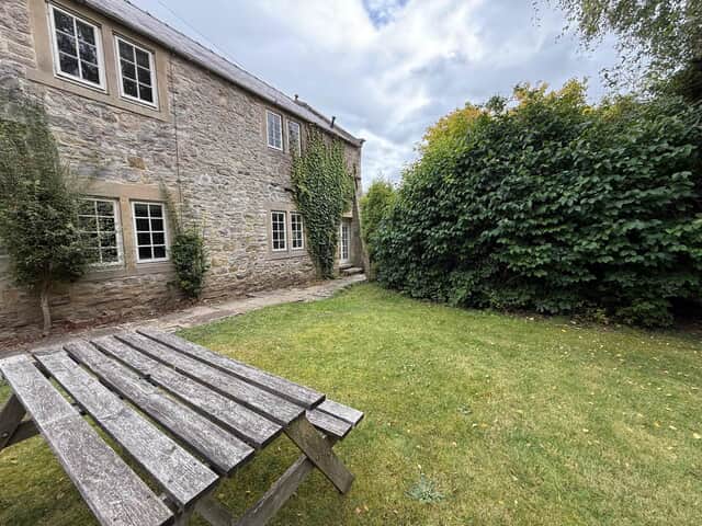 Small lawn area 