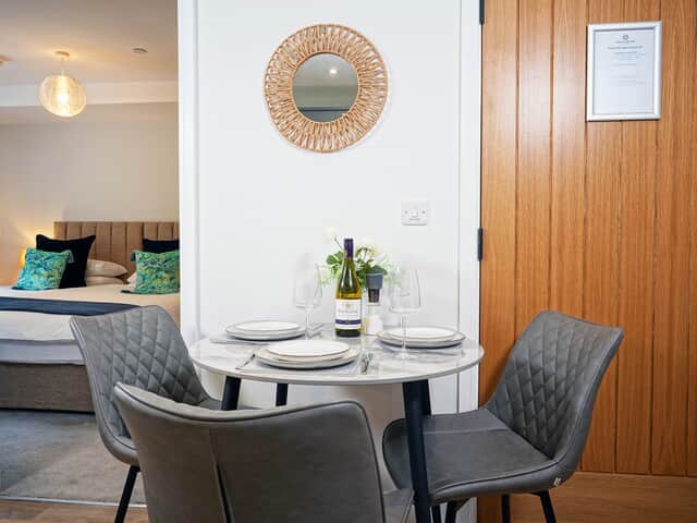 Dining area for 3 people