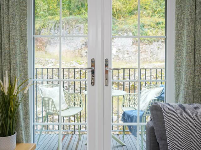 Doors through to the balcony