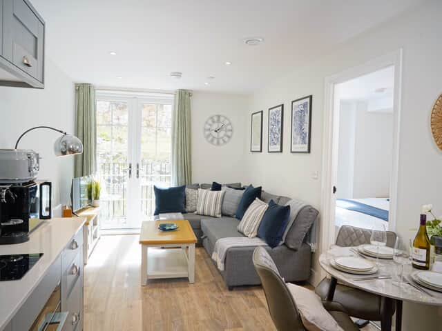 Dining and living area