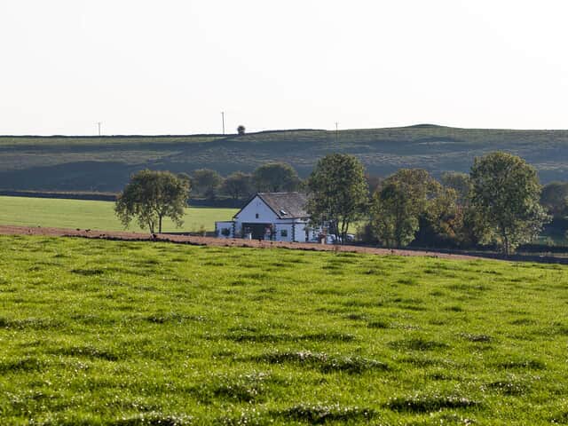 View of the Telephone Exchange from Benty Grange Farm