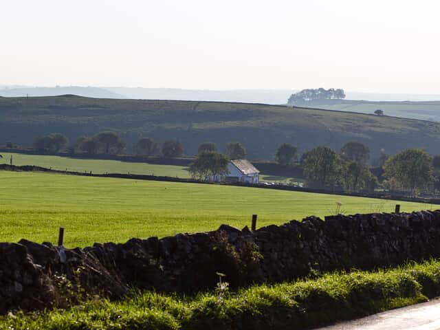 Set in open countryside