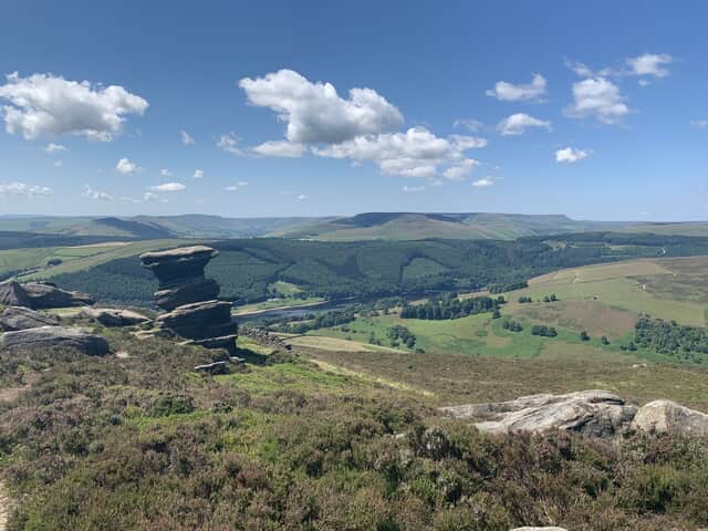 Derwent Edge overlooking Ladybower Reservoir