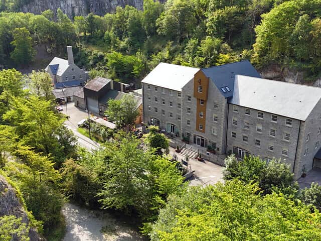 Aerial view of Rock Mill