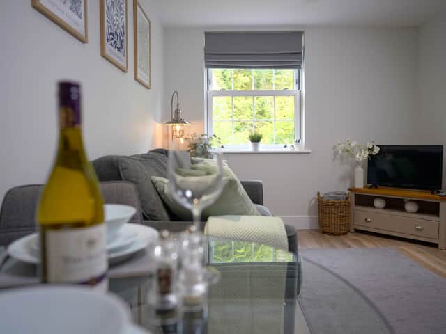 Spacious living and dining