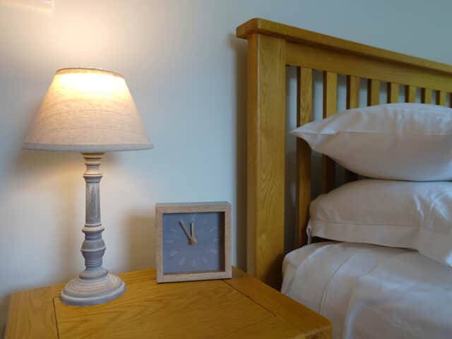 Soft lighting in the bedroom